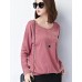 Women's Going out / Work / Holiday Cute / Street chic / Sophisticated T-shirt,Print / Color Block Round Neck Long Sleeve